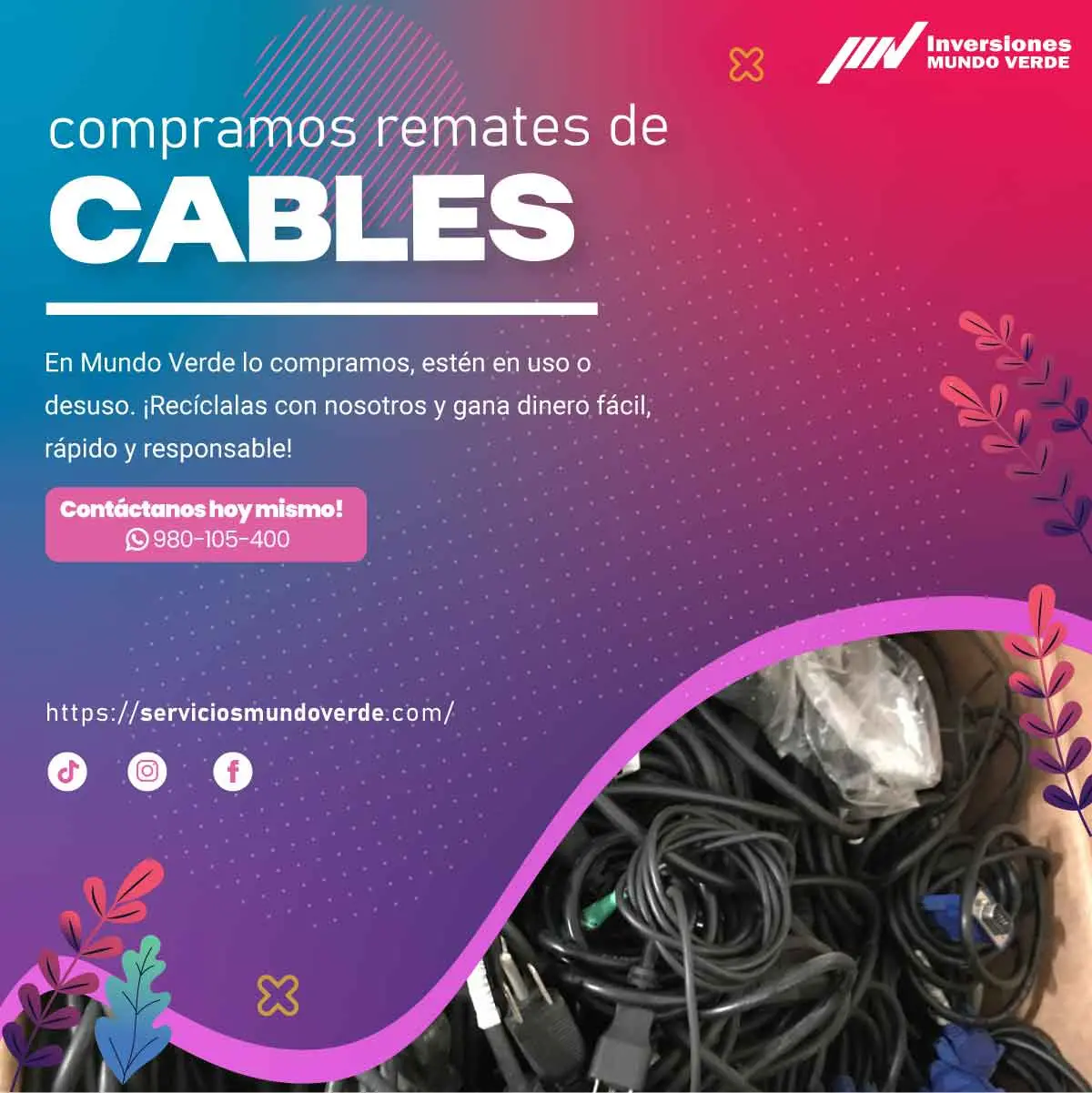COMPRAMOS CABLES