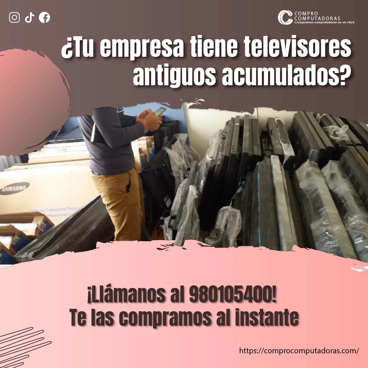TIENES TELEVISORES LO COMPRAMOS