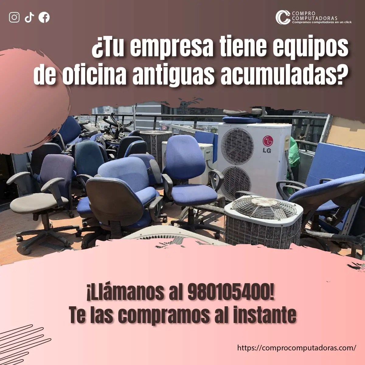 TIENES EQUIPOS DE OFICINA LO COMPRAMOS 