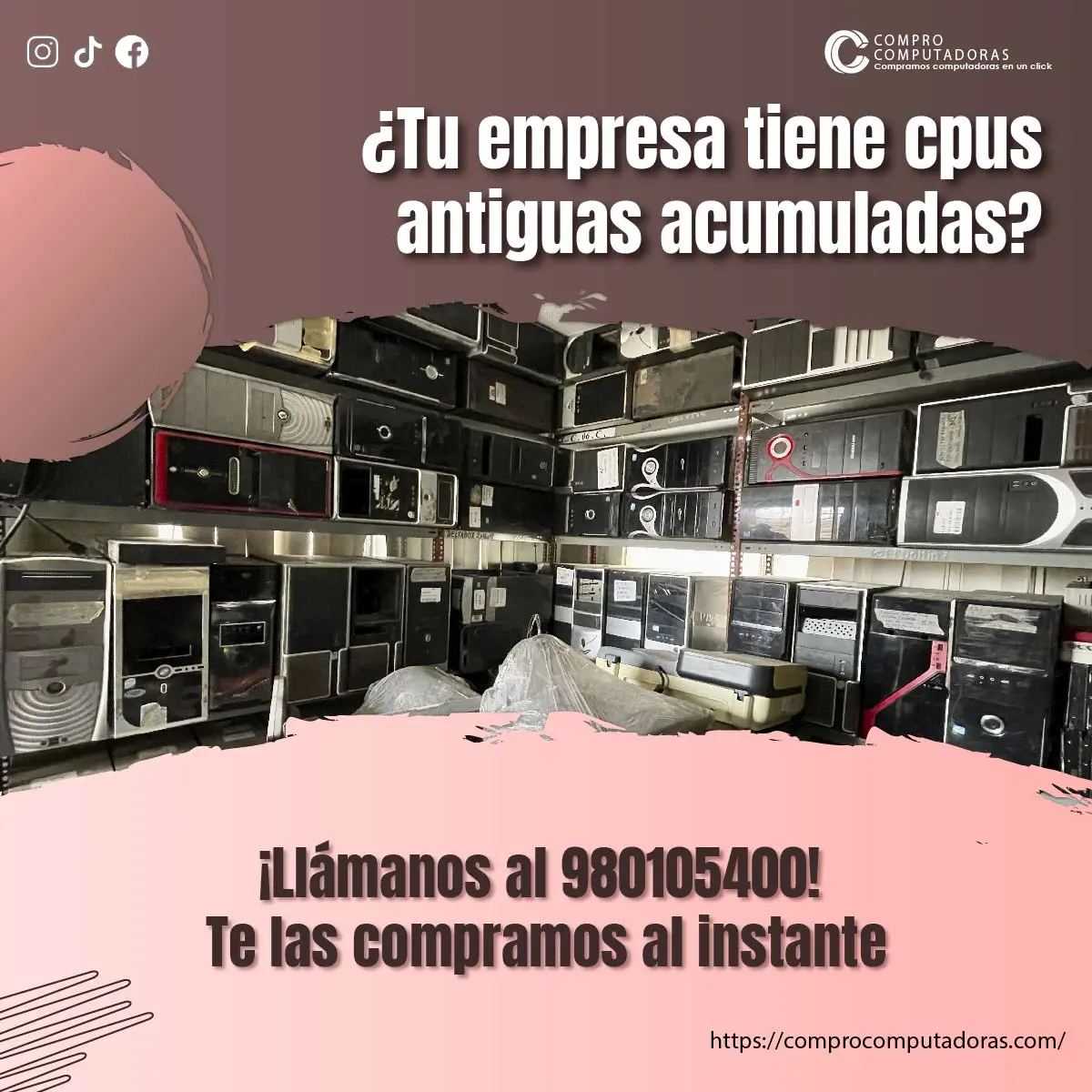 TIENES CPU NOSOTROS LO COMPRAMOS 