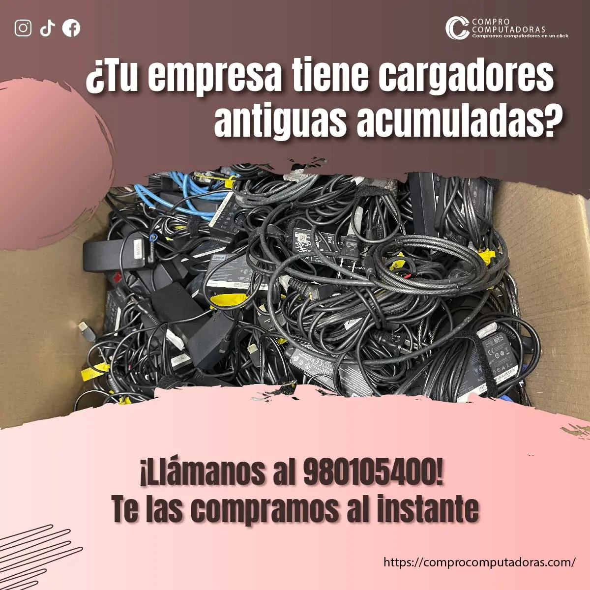 TIENES CARGADORES LO COMPRAMOS 