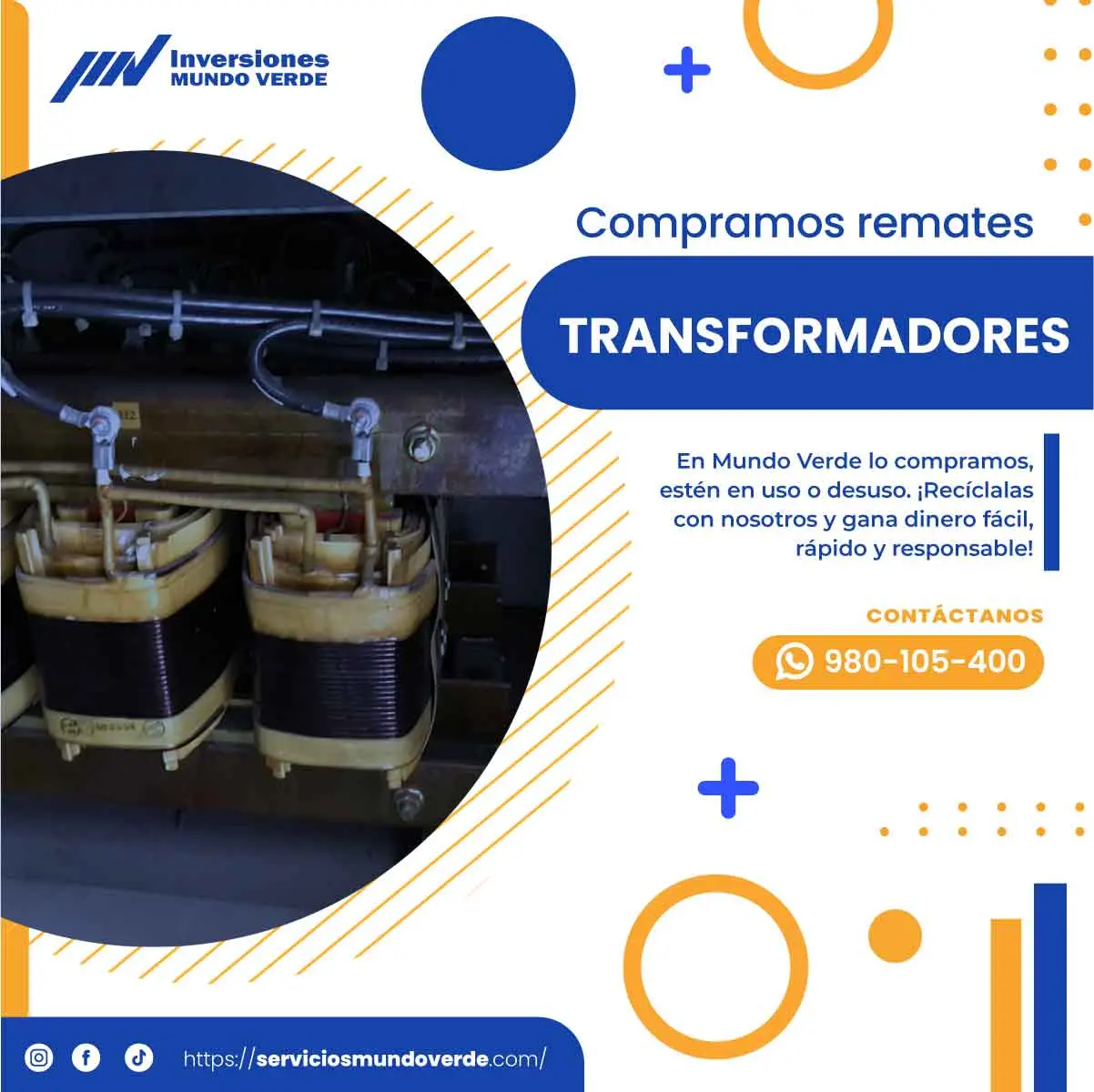 COMPRAMOS TRANSFORMADORES