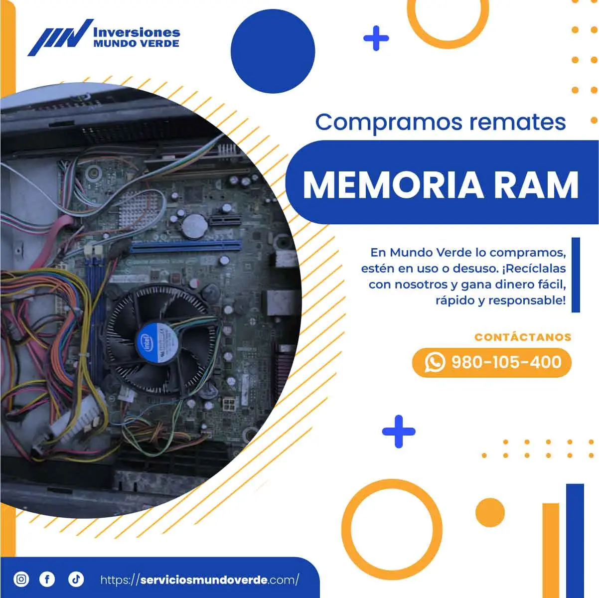 COMPRAMOS MEMORIAS RAM