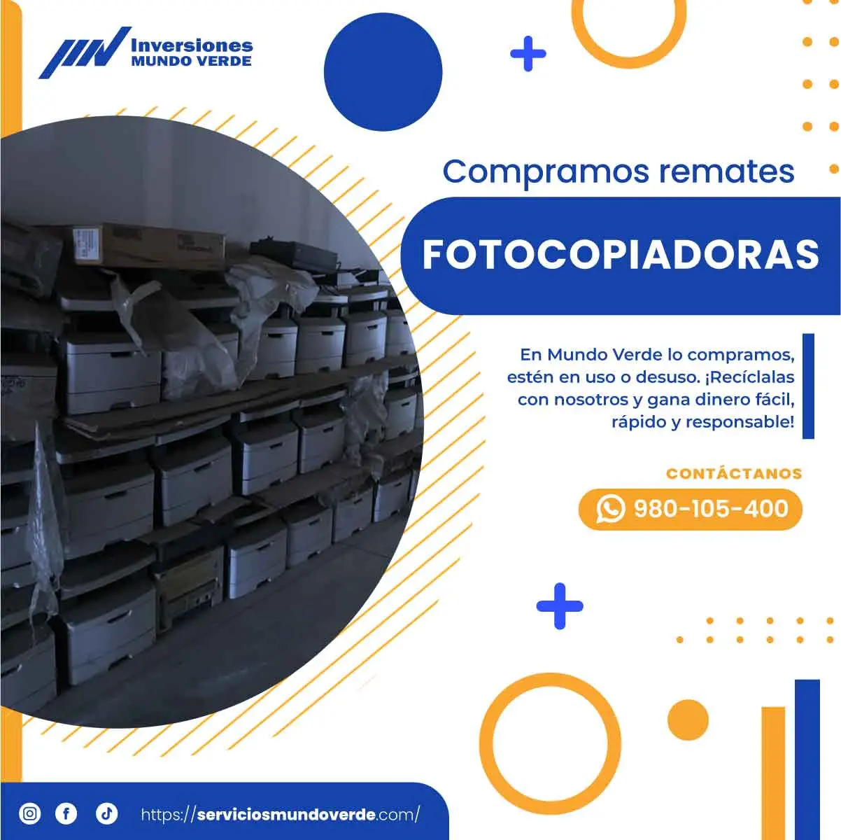 COMPRAMOS FOTOCOPIADORAS