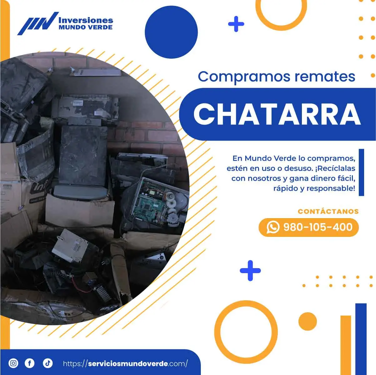 COMPRAMOS CHATARRA ELECTRONICA