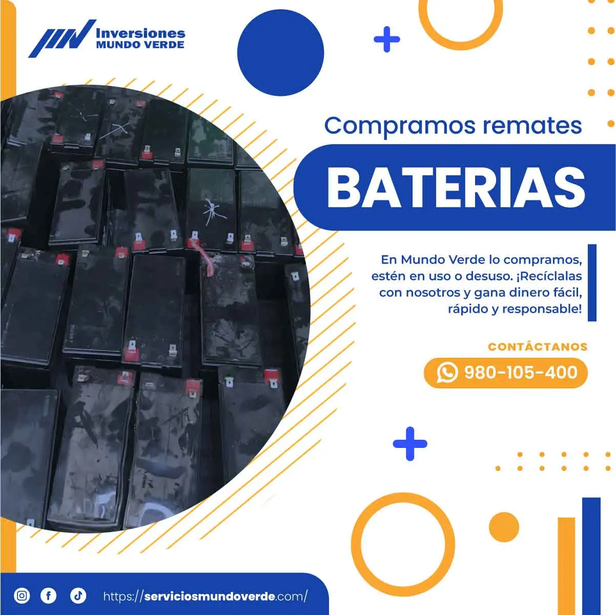 COMPRAMOS BATERIAS