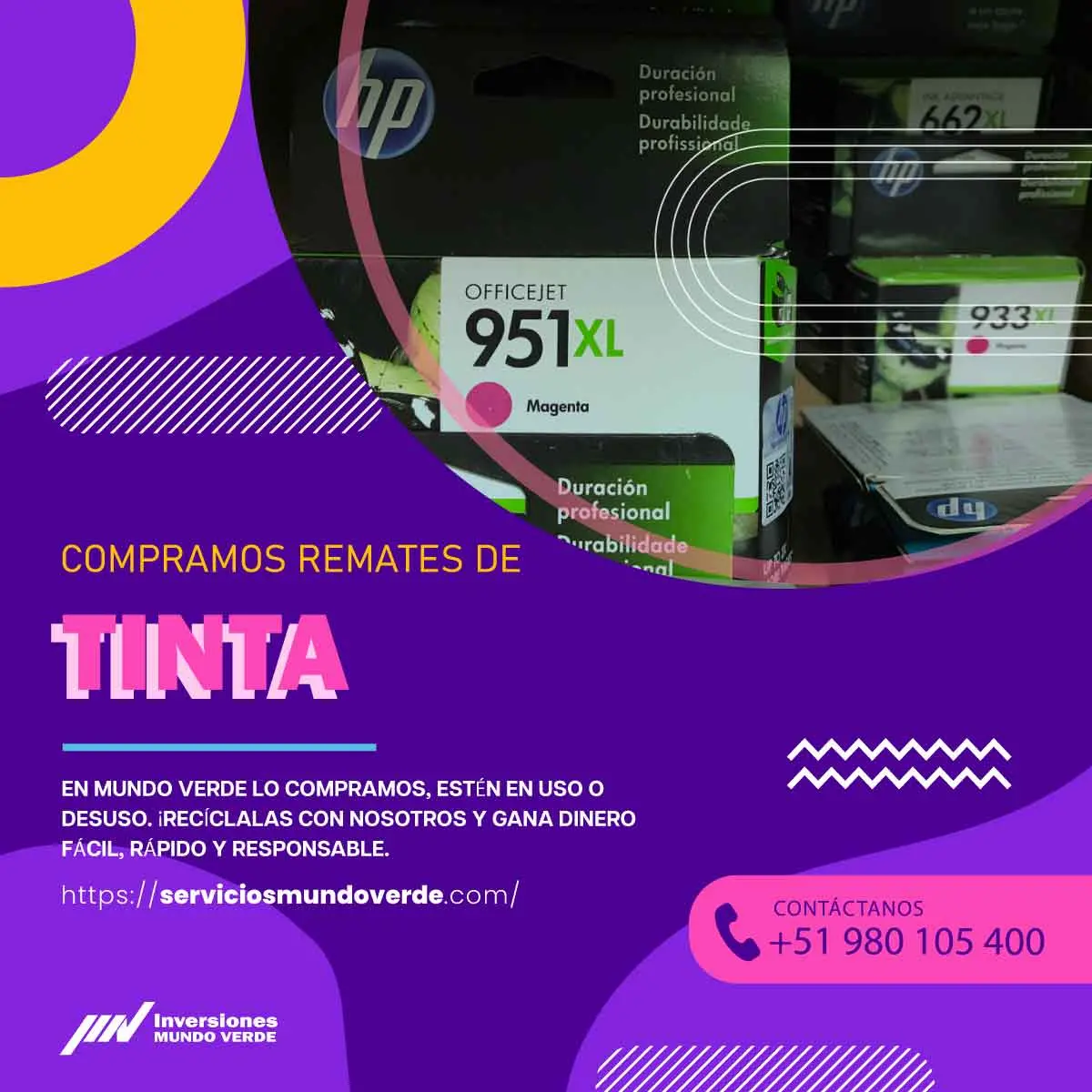 COMPRAMOS TINTAS