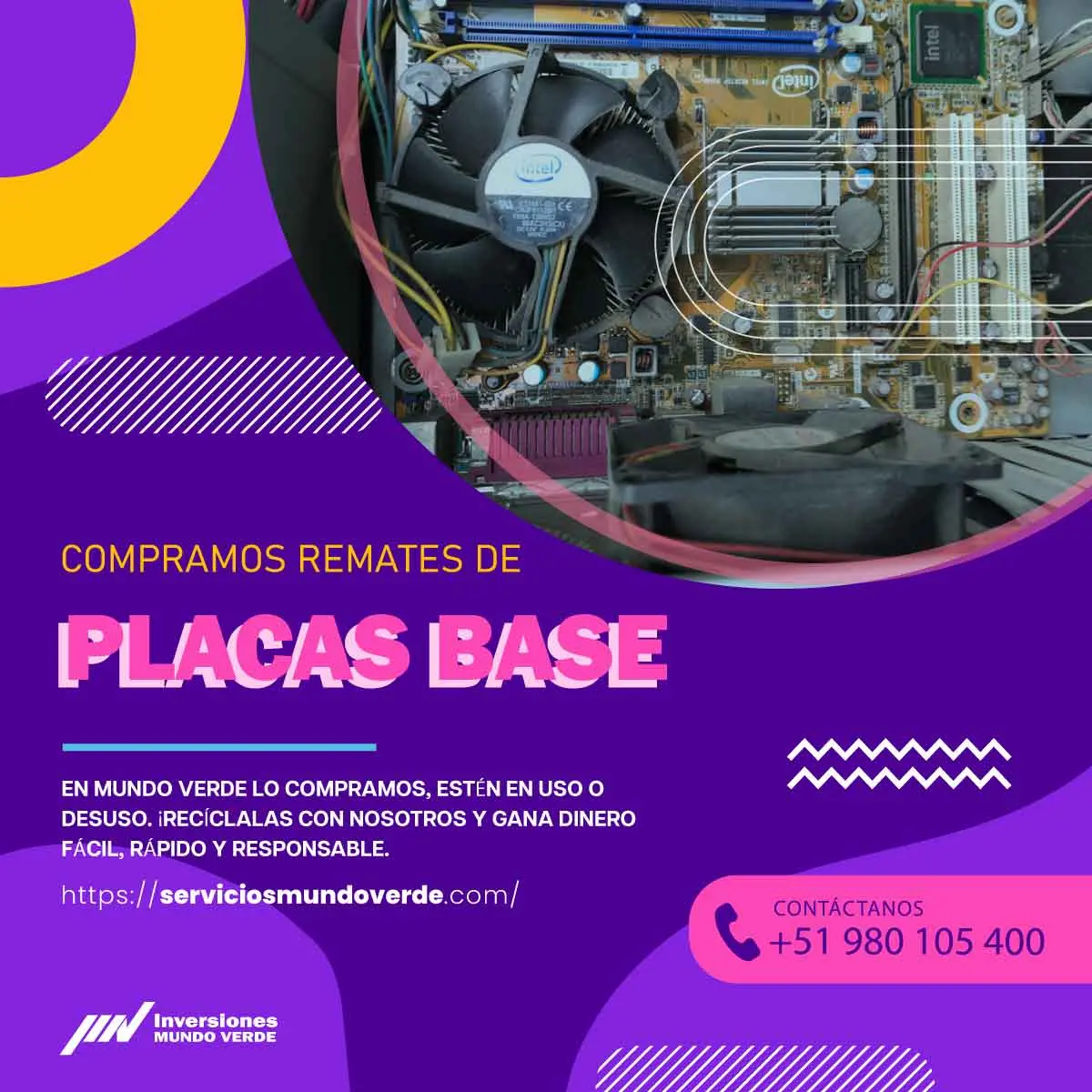 COMPRAMOS PLACAS MAINBOARD 