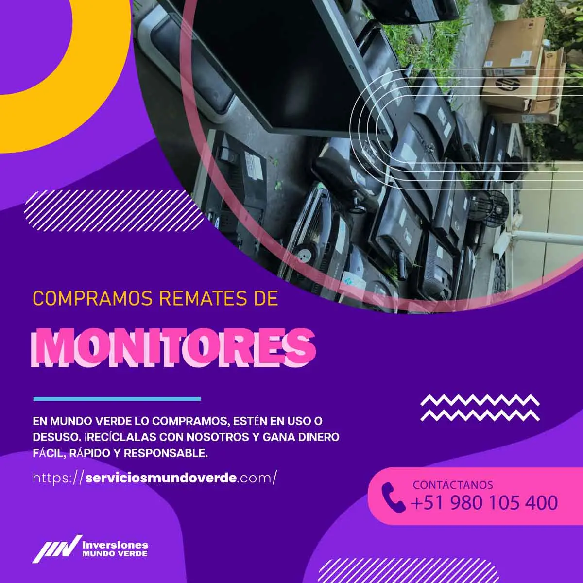 COMPRAMOS MONITORES
