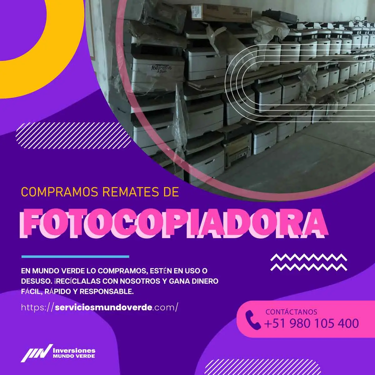 COMPRAMOS FOTOCOPIADORAS