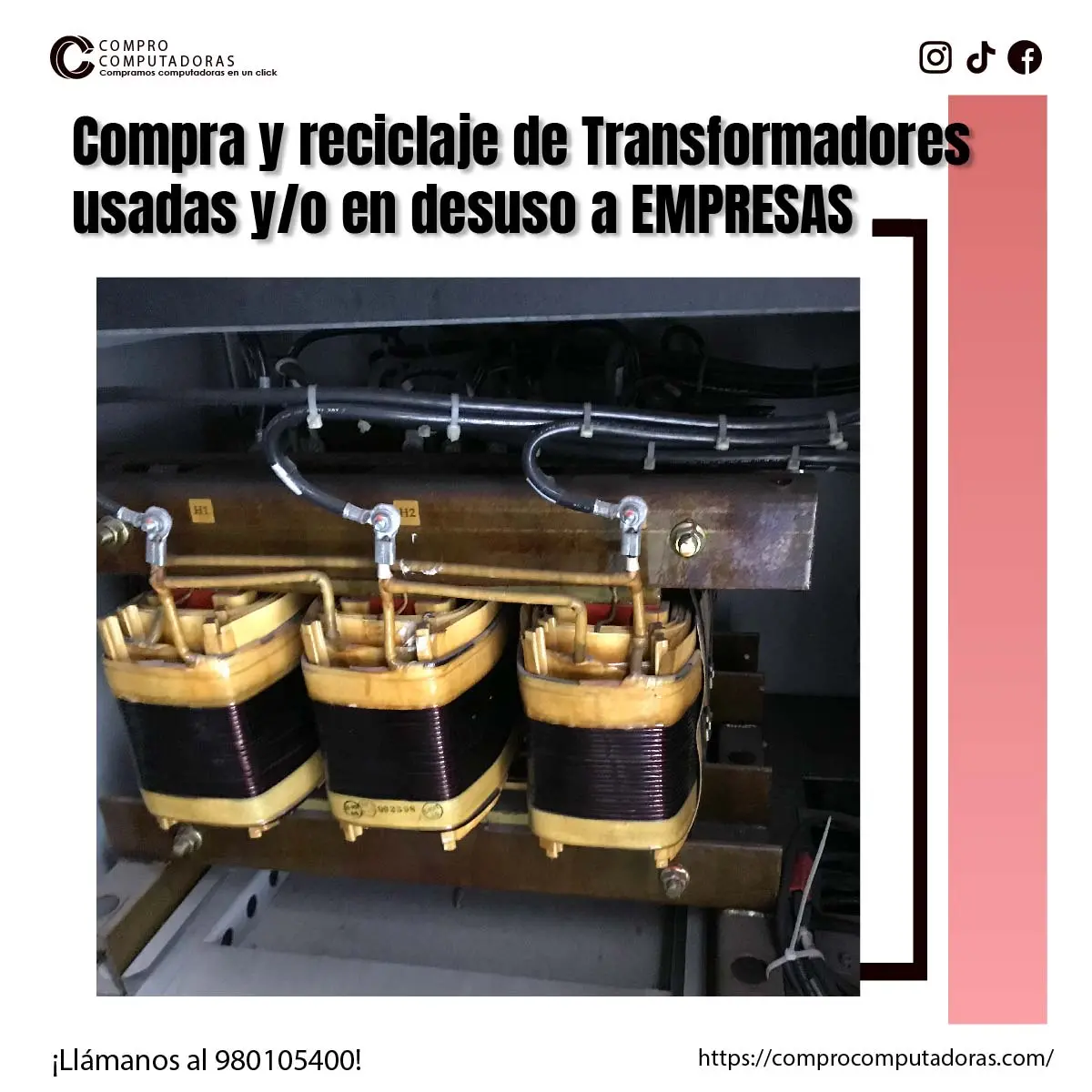 COMPRAMOS TRANSFORMADORES 