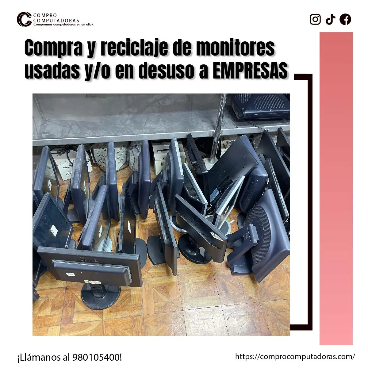 COMPRAMOS MONITORES