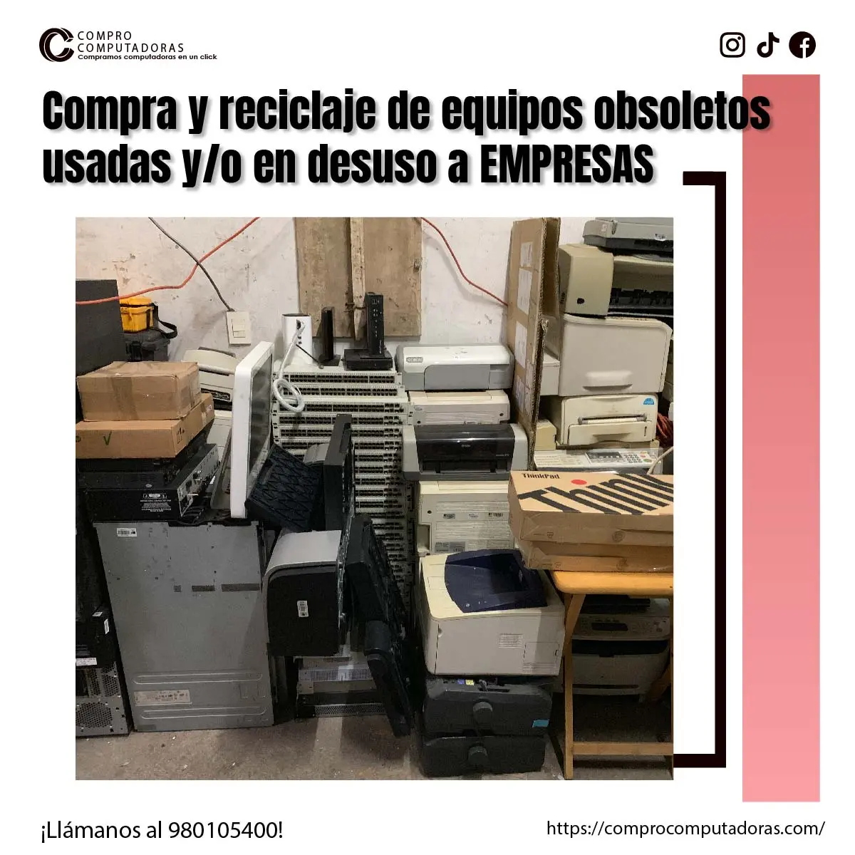COMPRAMOS EQUIPOS OBSOLETOS 