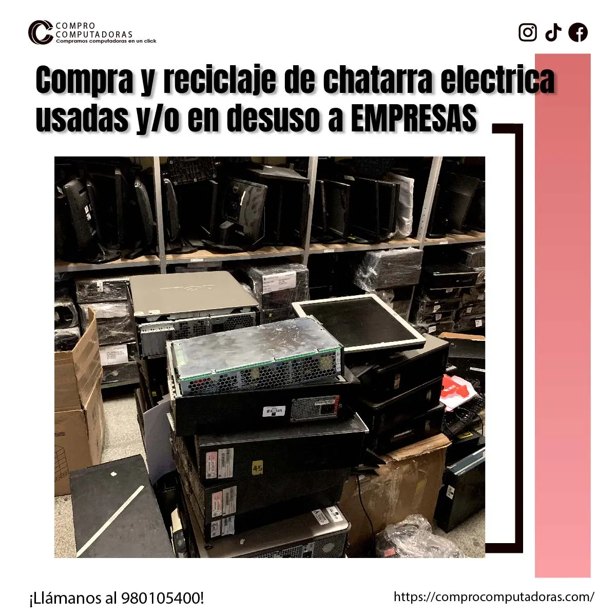 COMPRAMOS CHATARRA ELECTRONICA