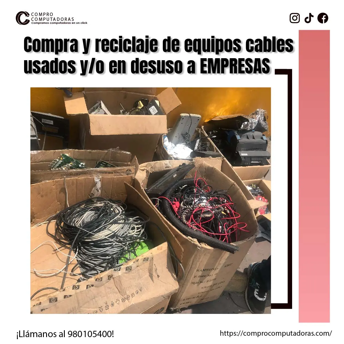 COMPRAMOS CABLES ELECTRICOS 