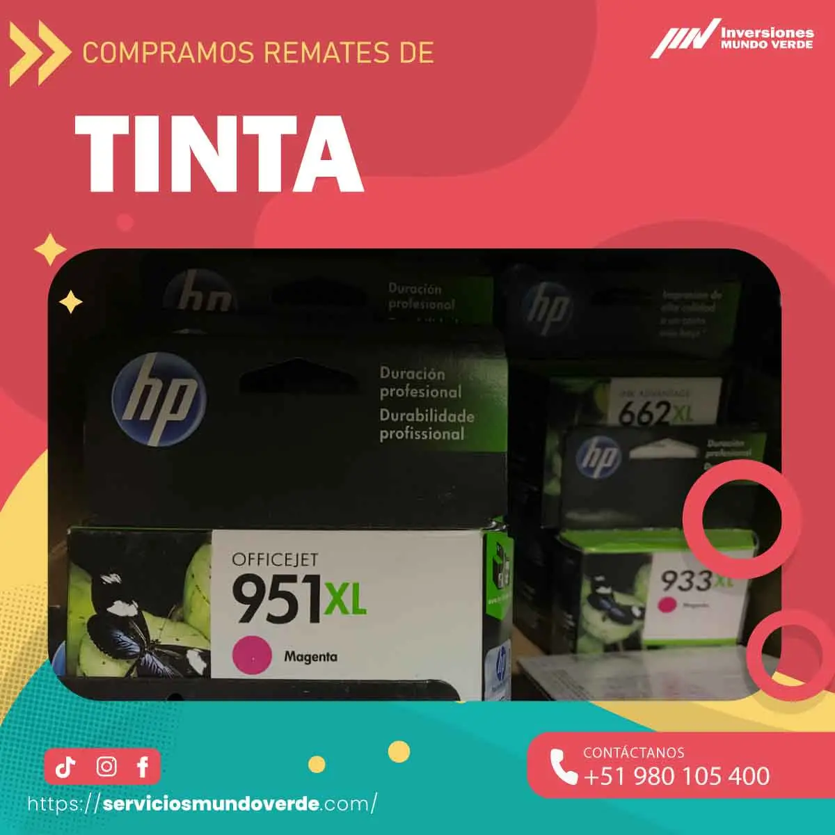 COMPRAMOS CARTUCHOS DE TINTA