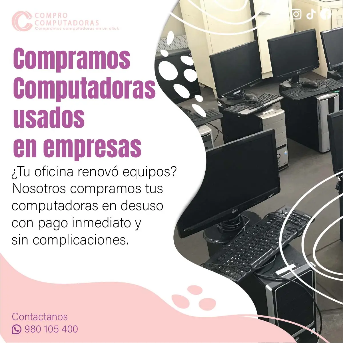 COMPRAMOS COMPUTADORAS