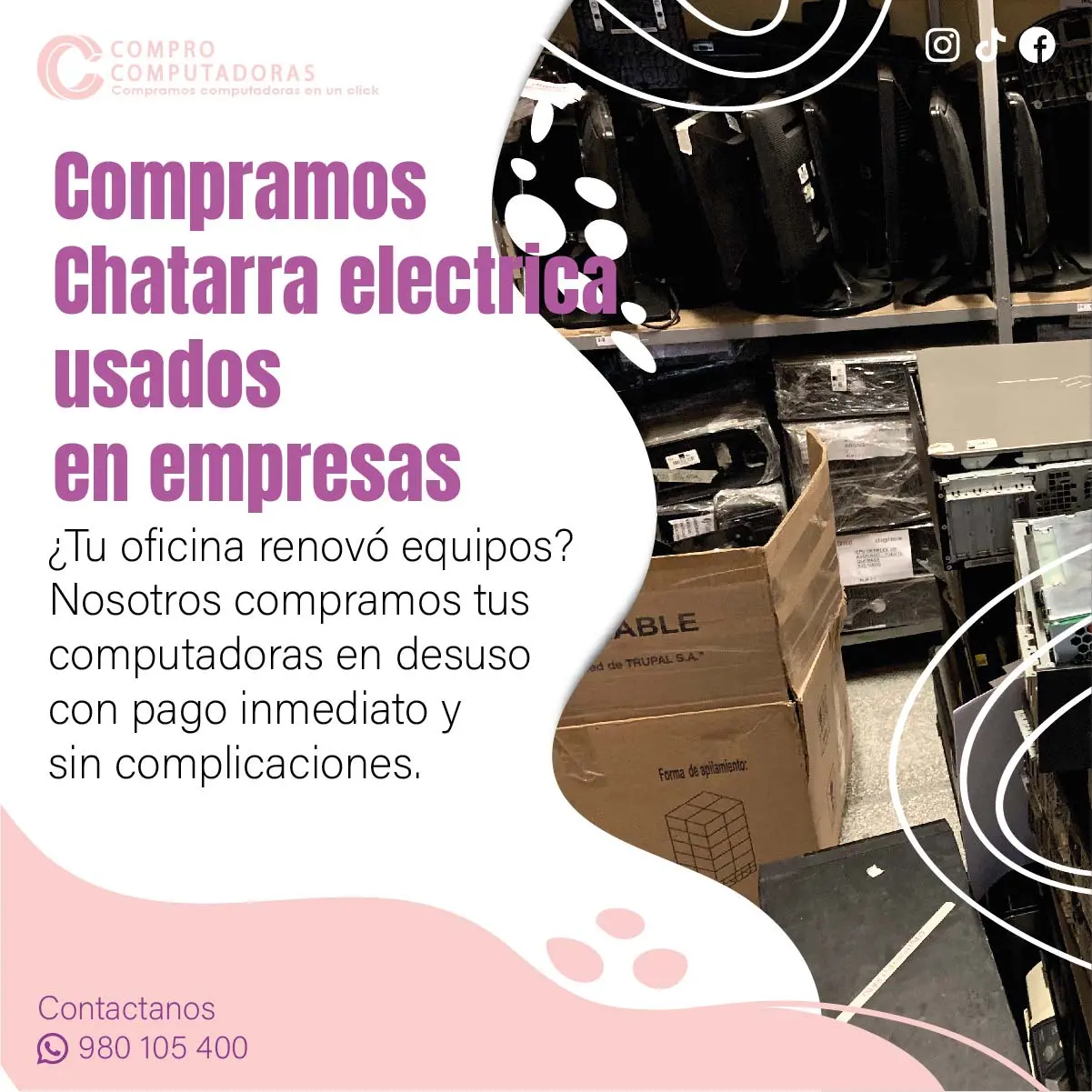 COMPRAMOS CHATARRA ELECTRONICA