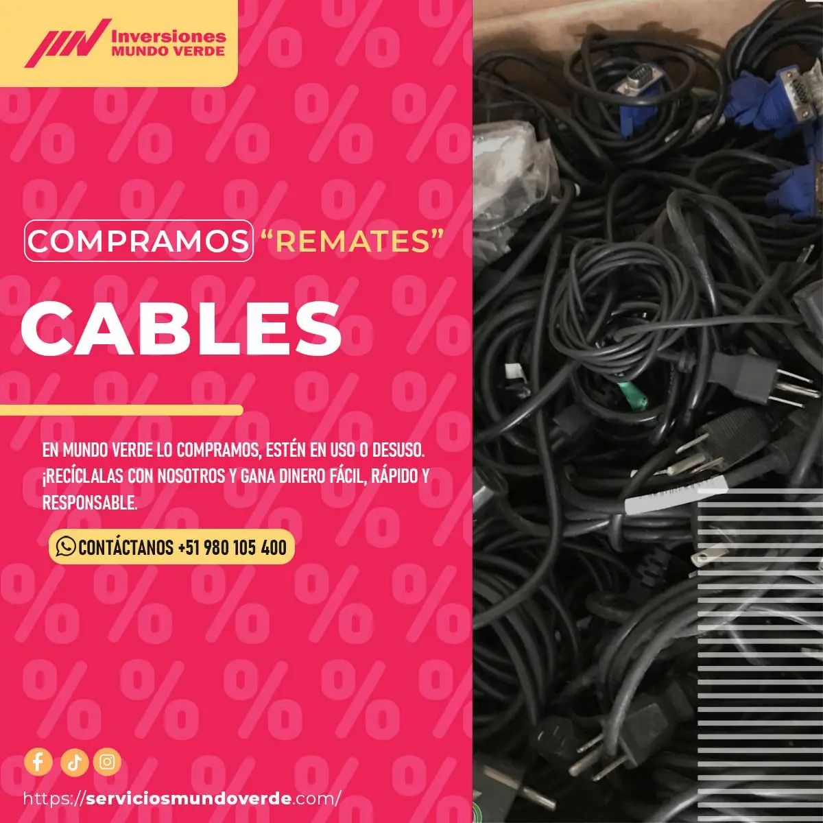  Dale nueva vida a tus equipos usados y gana con Servicio Mundo Verde 