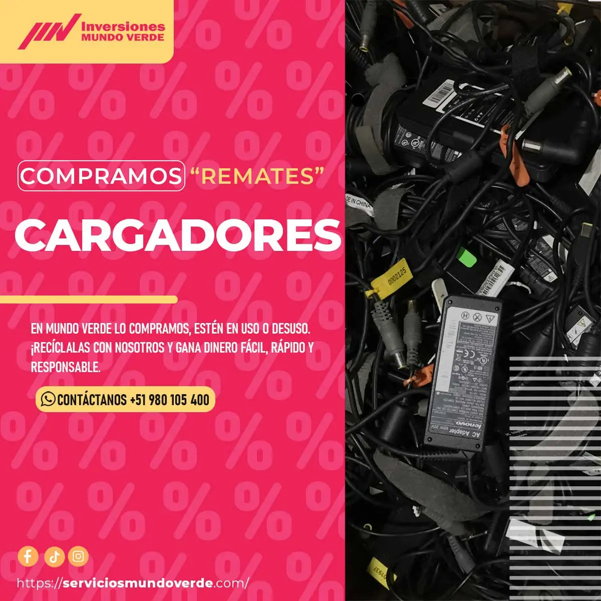  Dale nueva vida a tus equipos usados y gana con Servicio Mundo Verde 