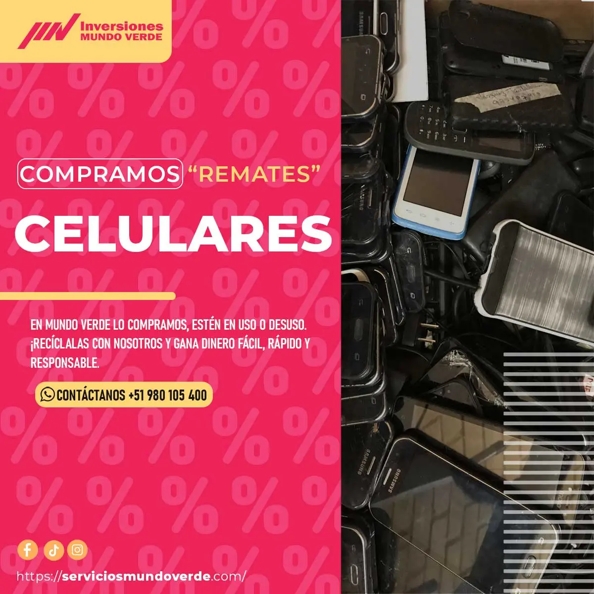  Dale nueva vida a tus equipos usados y gana con Servicio Mundo Verde 