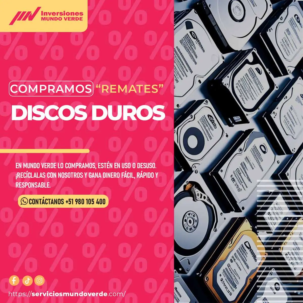 Compra y reciclaje por lote de equipos usados