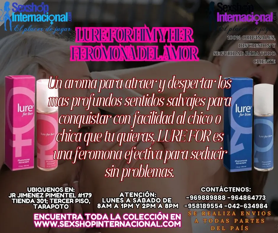 FRAGANCIA DEL AMOR Y SEDUCCION PARA DAMA Y CABALLERO