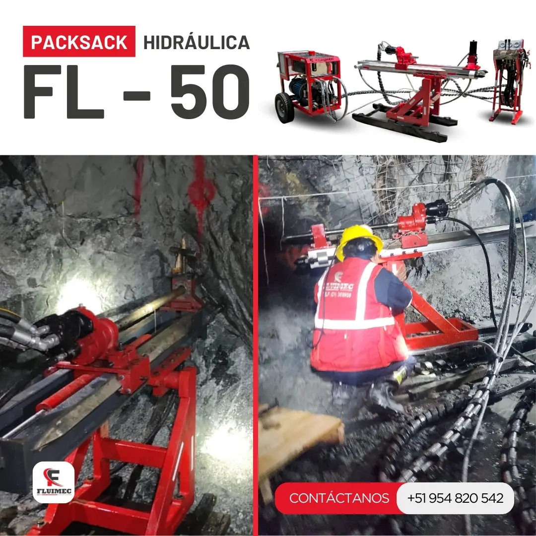 PACKSACK HIDRÁULICA FL50 trabajos en superficie 