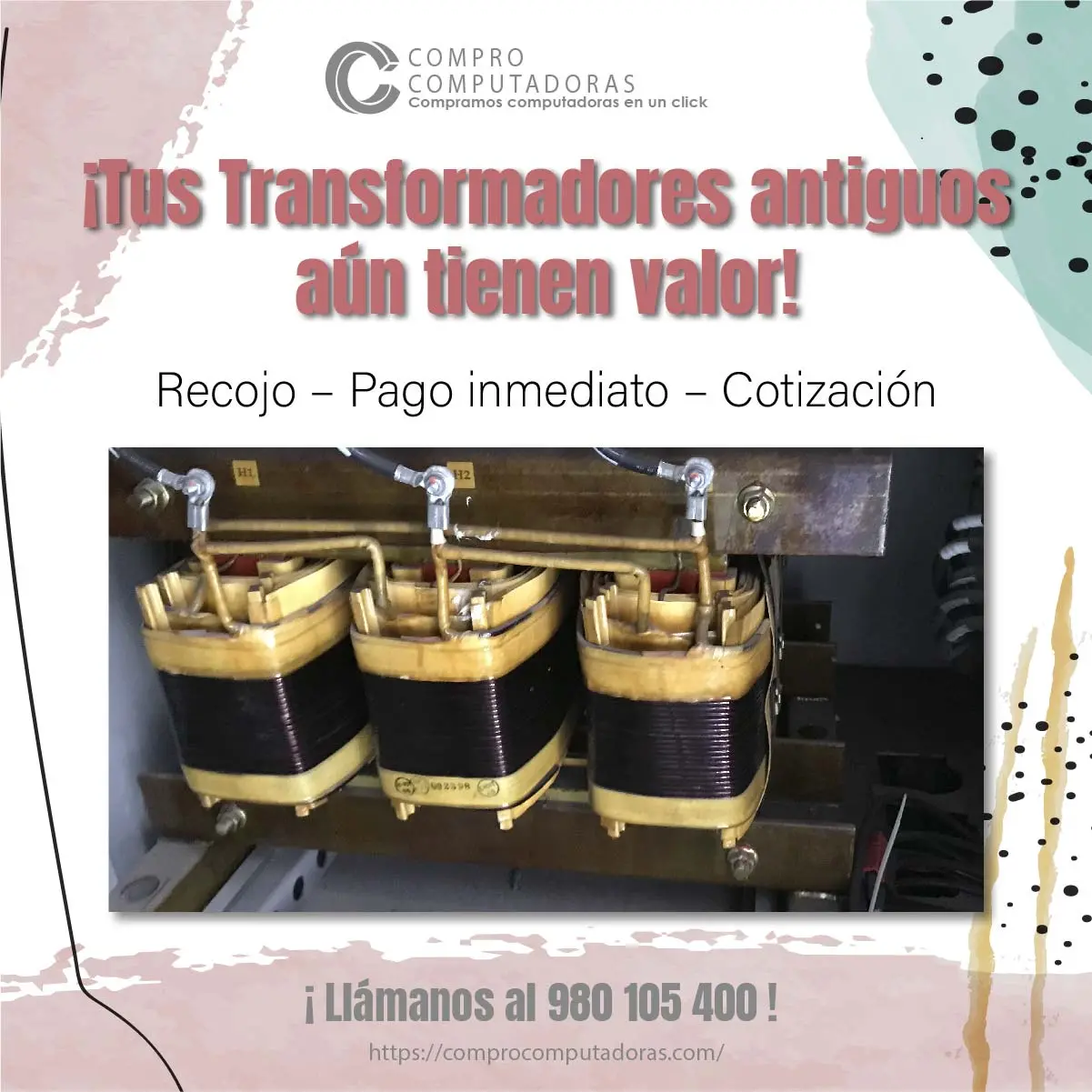 COMPRAMOS TRANSFORMADORES 