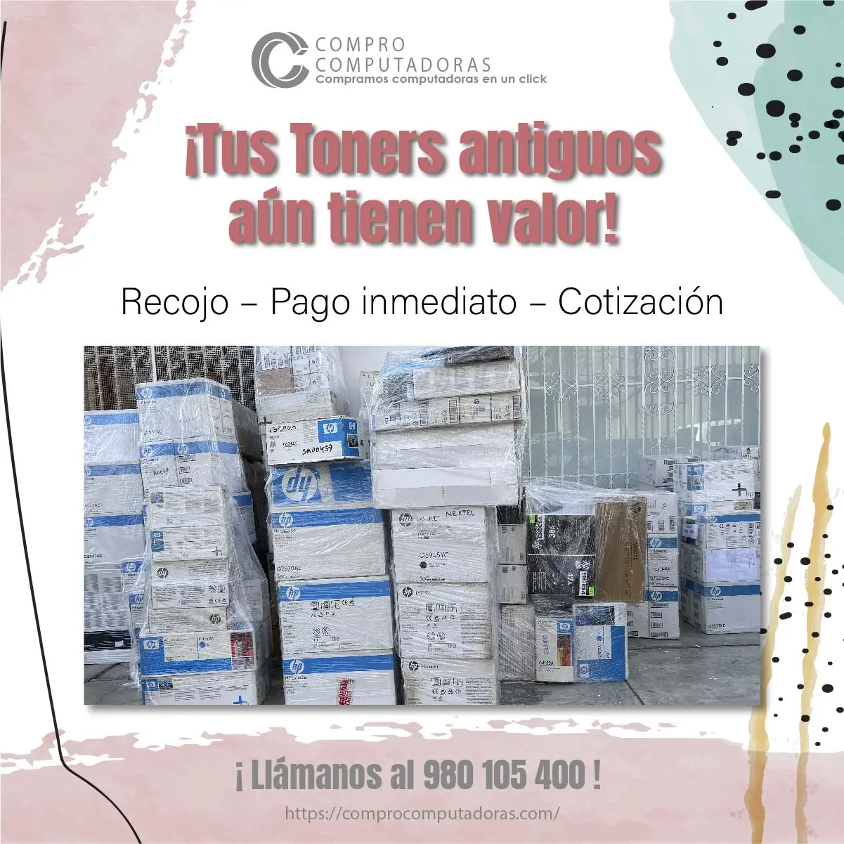 COMPRAMOS TONERS
