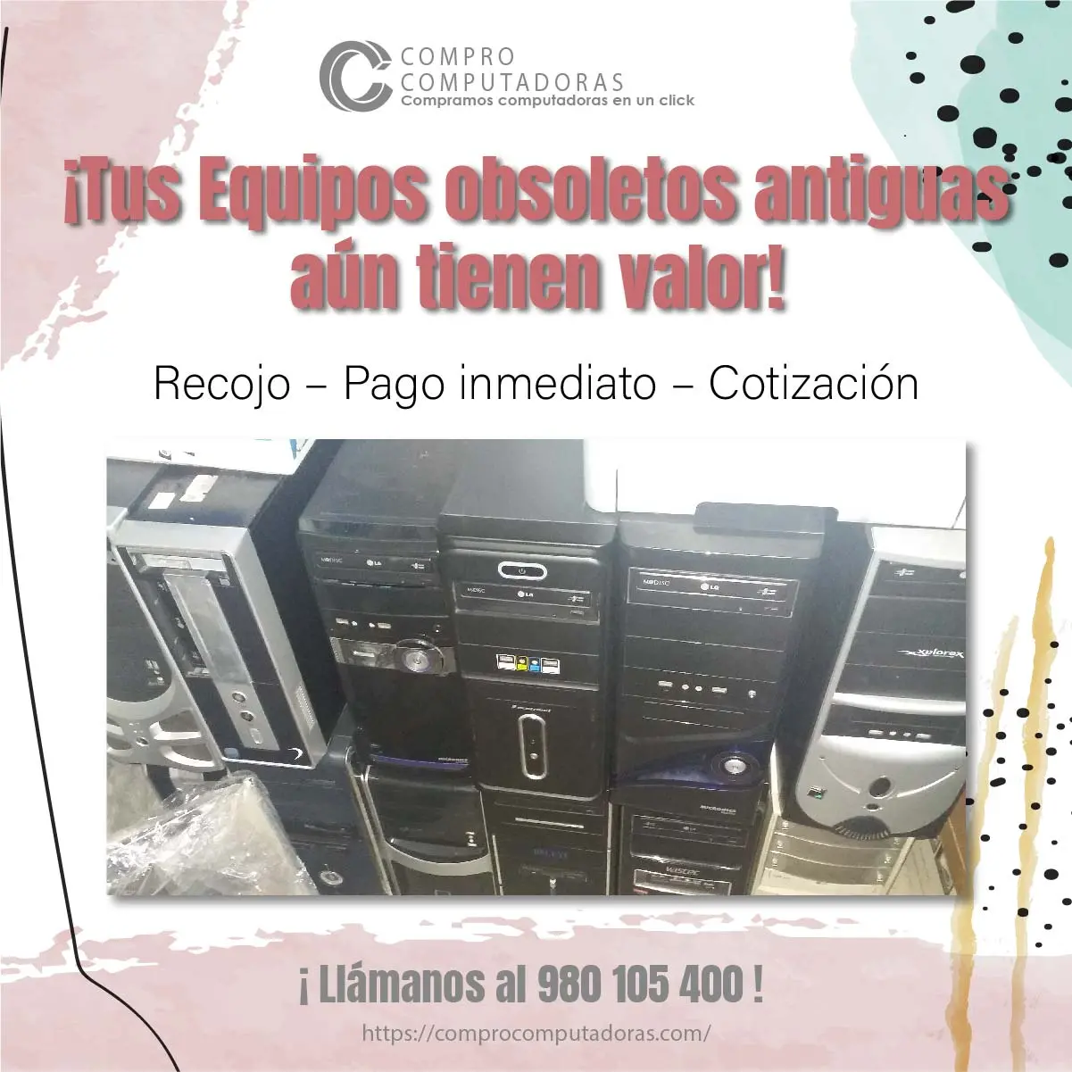 COMPRAMOS EQUIPOS OBSOLETOS