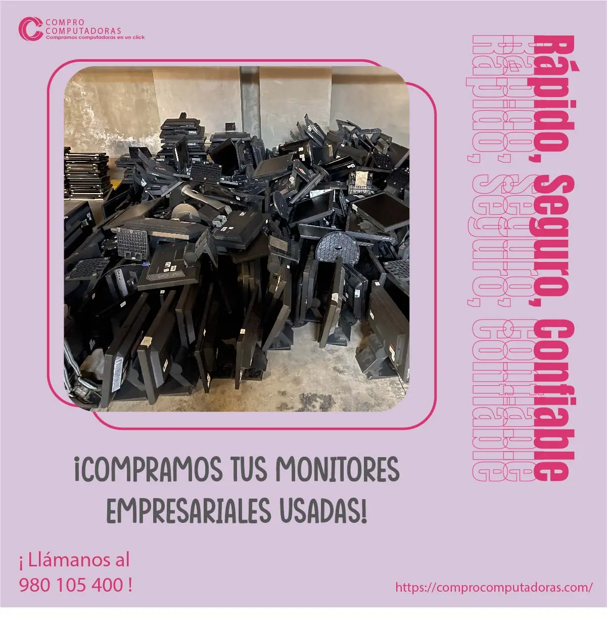 TIENES MONITORES LO COMPRAMOS 