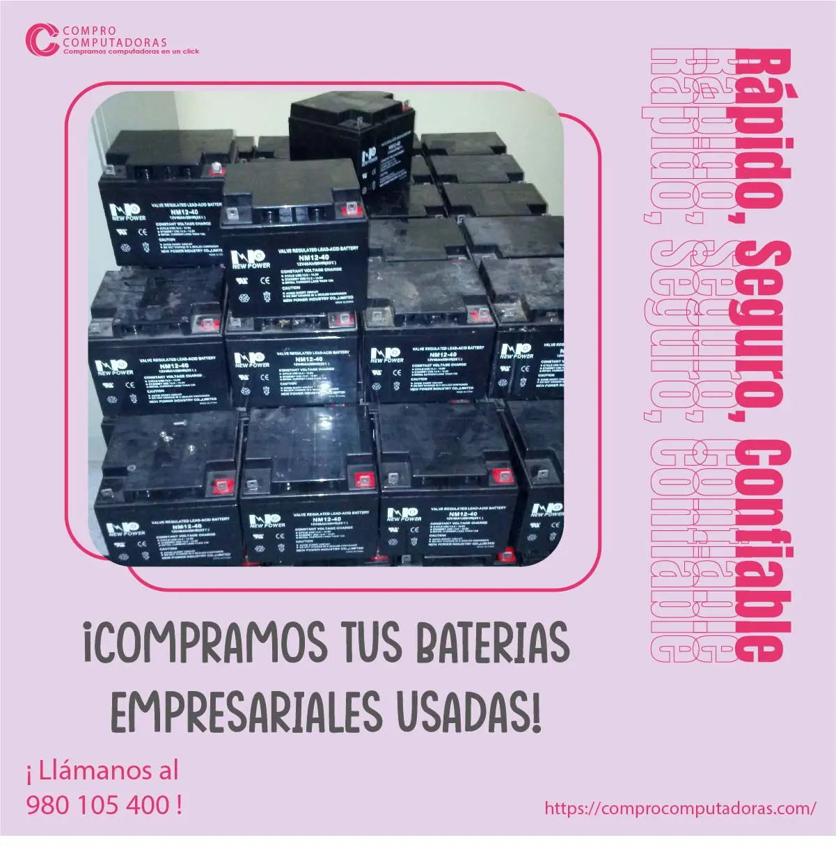 TIENES BATERIAS NOSOTROS LO COMPRAMOS 