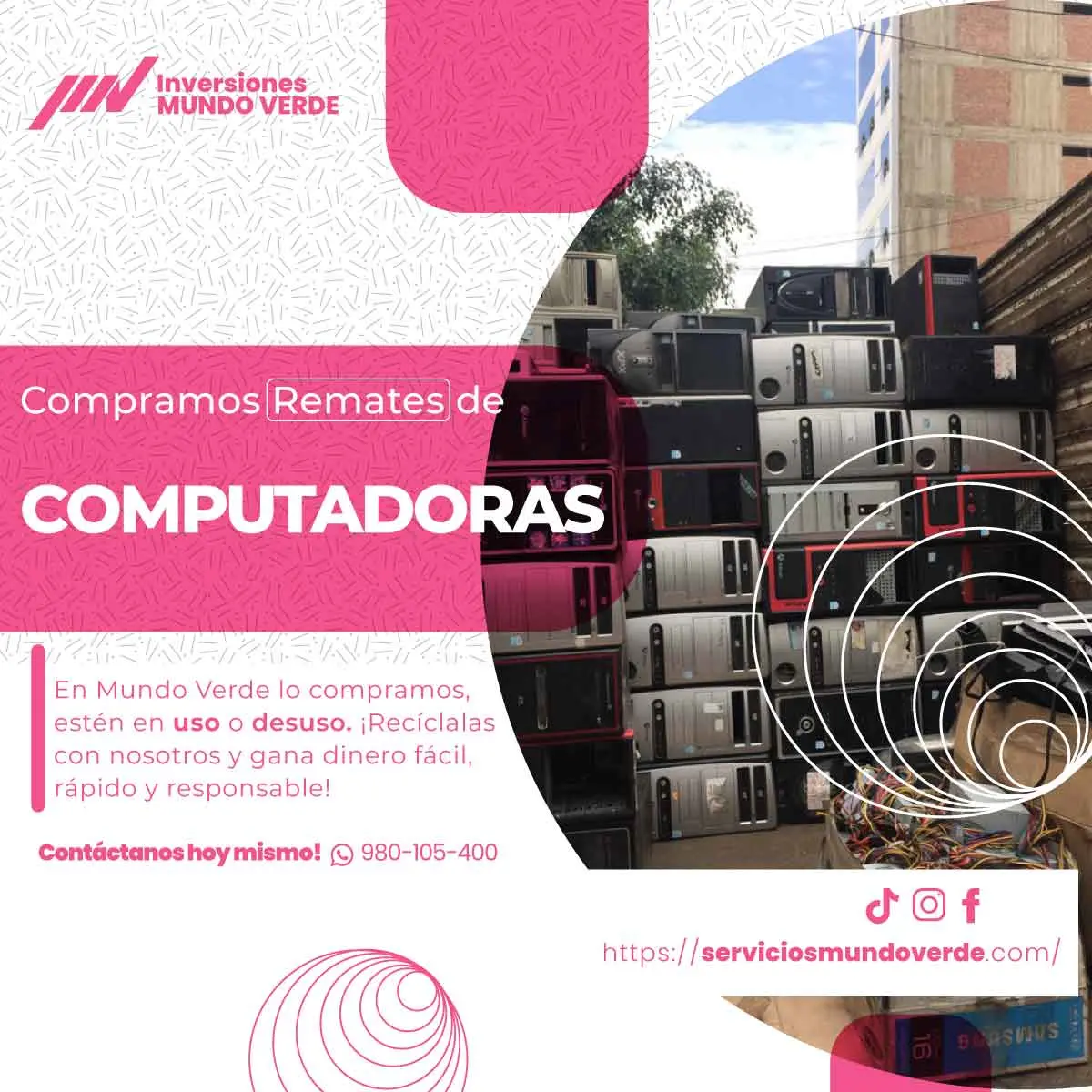Transforma tus computadoras en efectivo