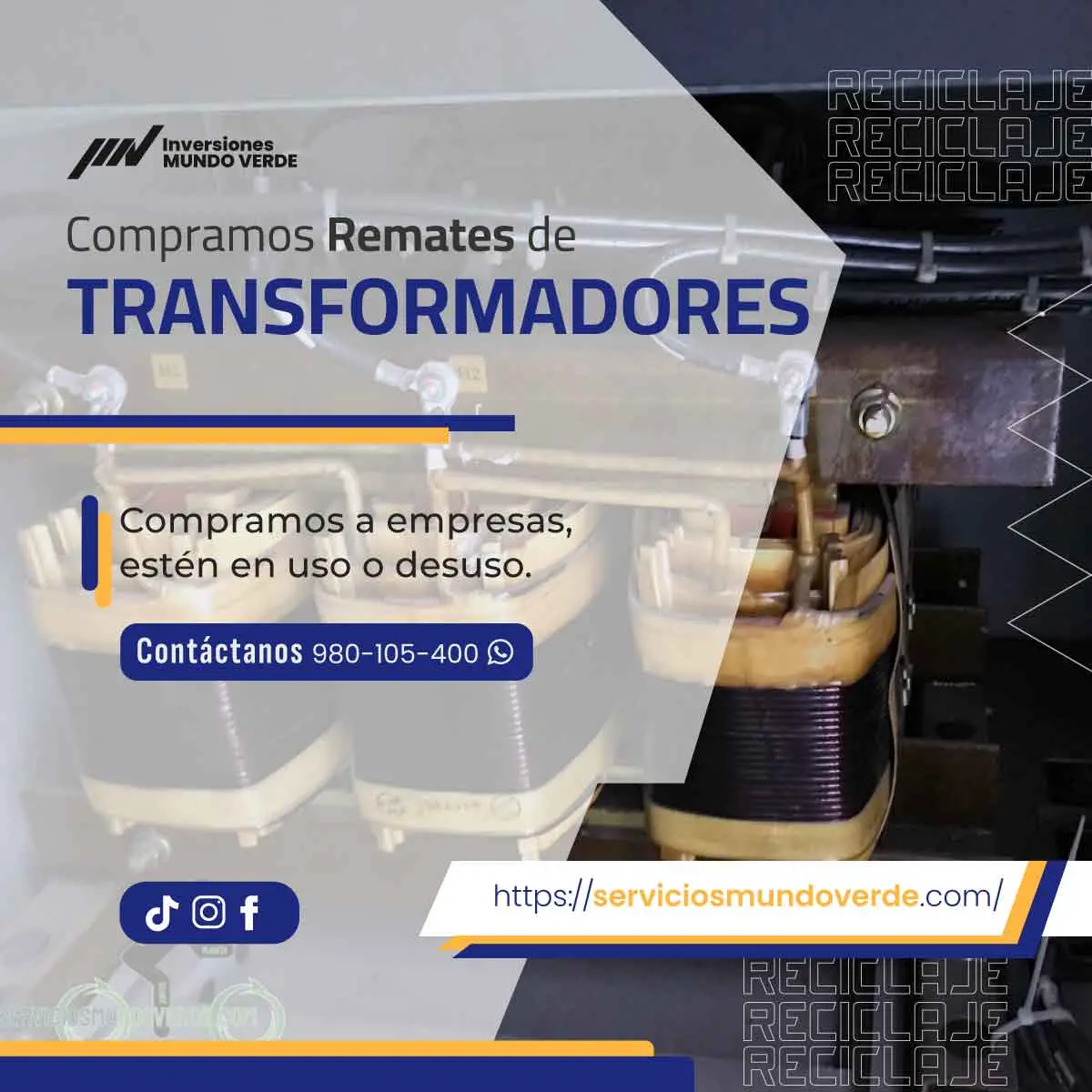 Electrónicos dados de baja Oportunidad verde 