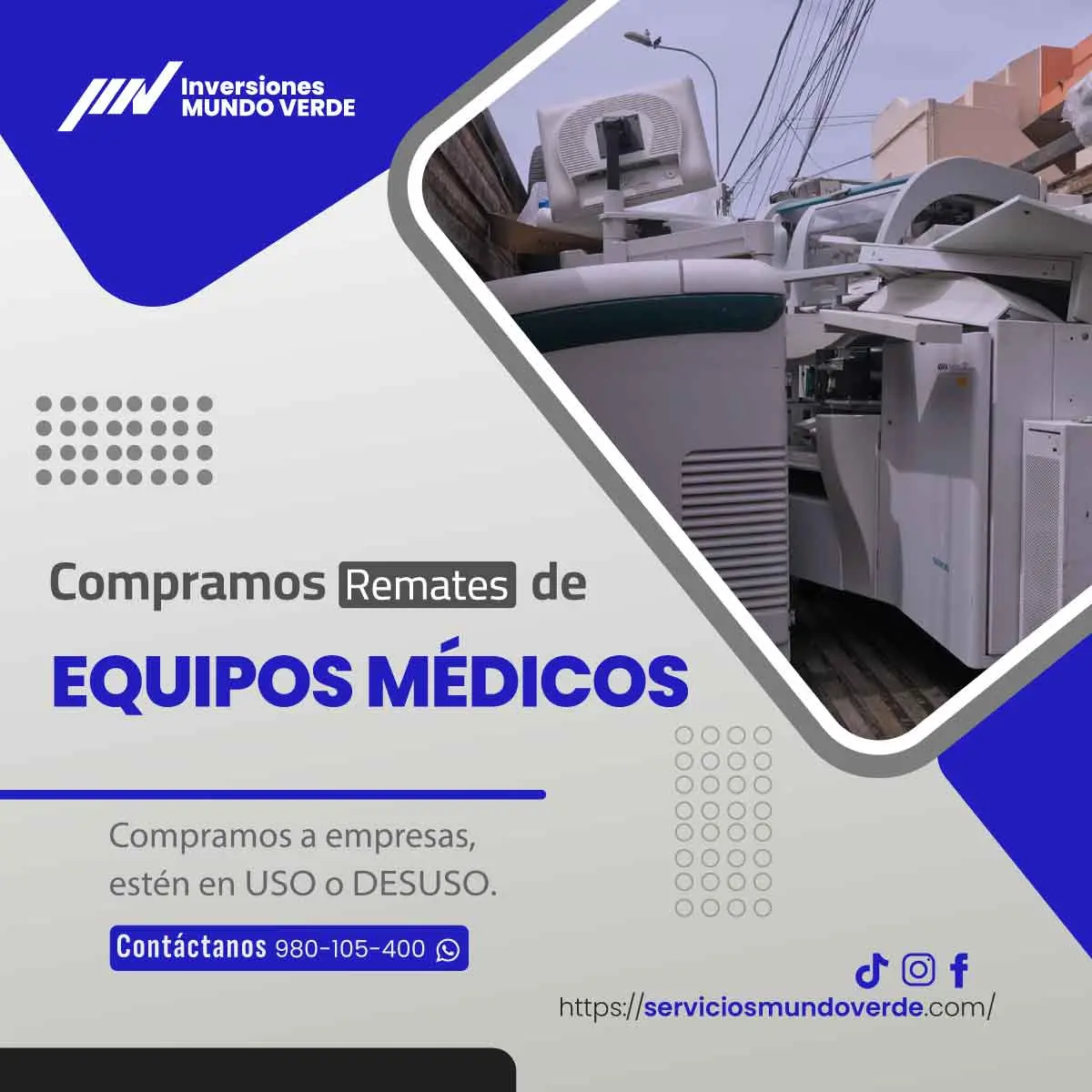 COMPRAMOS EQUIPOS MEDICOS 