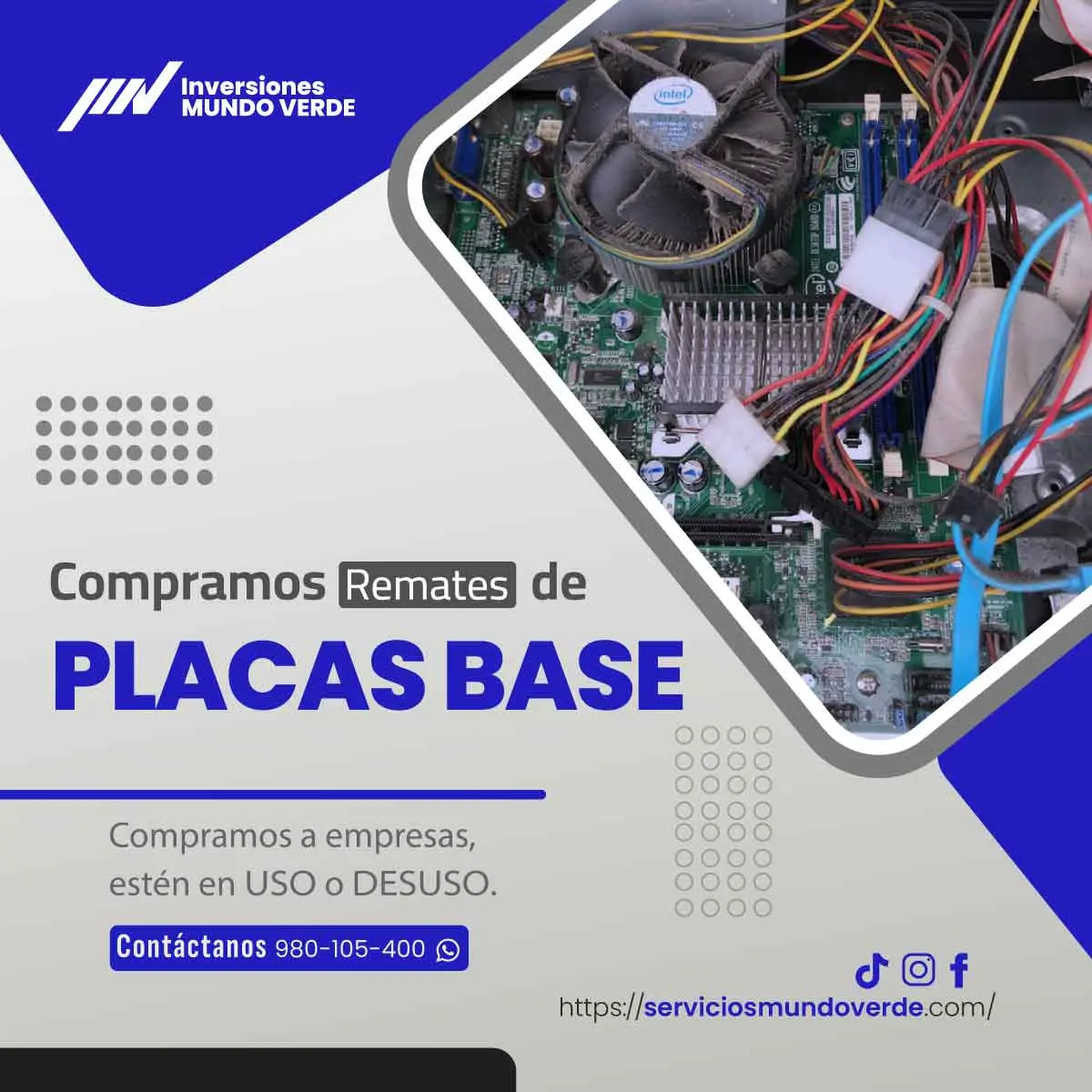 COMPRAMOS PLACAS MAINBOARD 