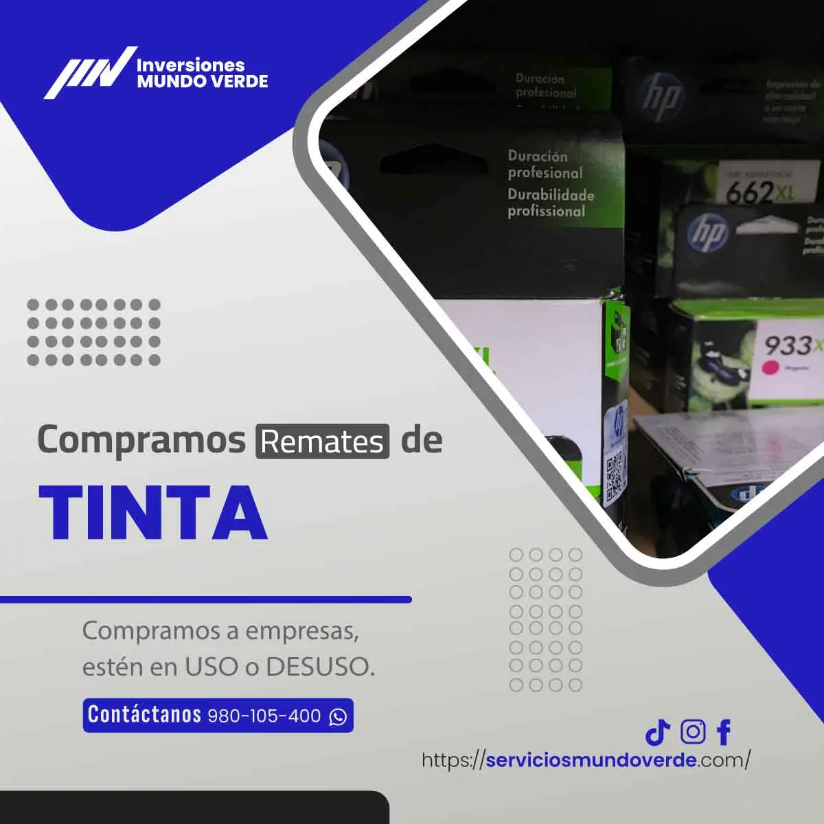 COMPRAMOS TINTAS