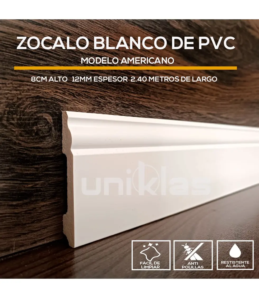 ZOCALO PVC