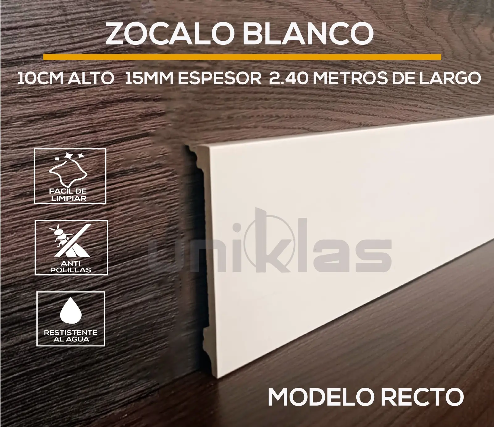 ZOCALO PVC