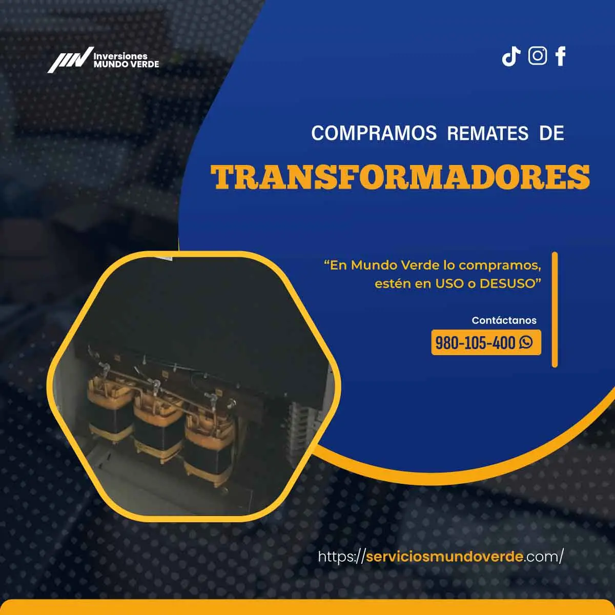 COMPRAMOS TRANSFORMADORES 