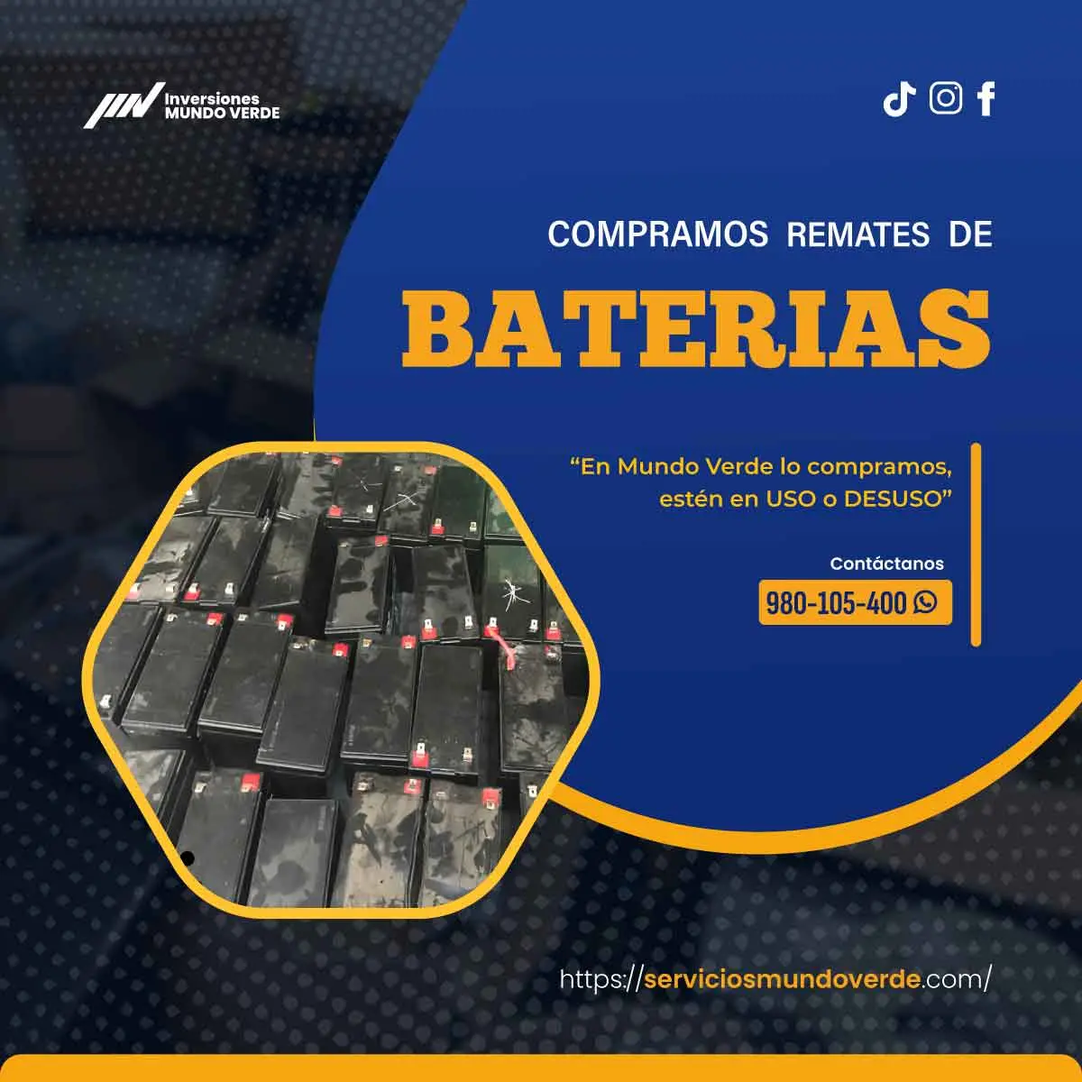 COMPRAMOS BATERIAS