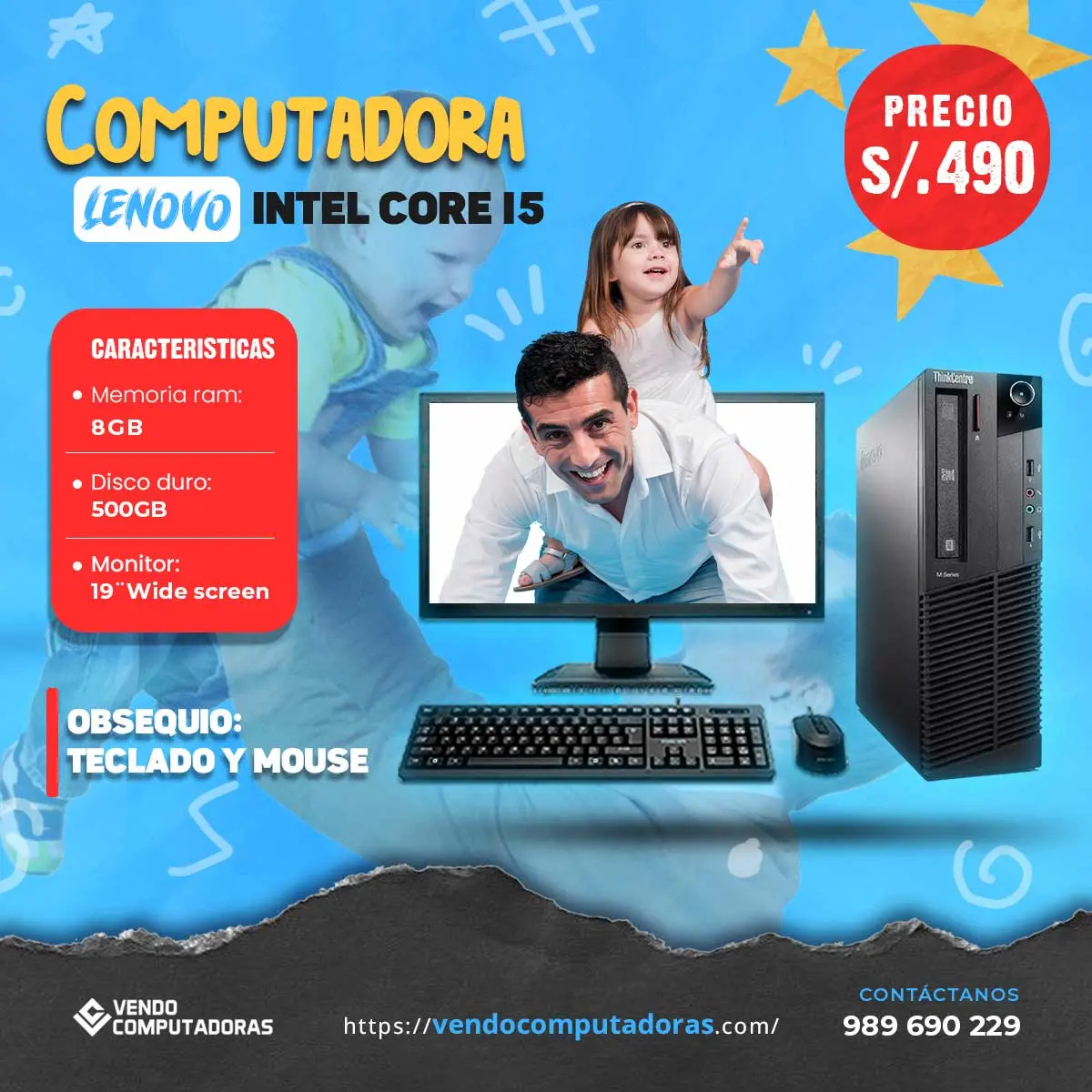  Sorprende a papá con esta super PC Lenovo Core i5 