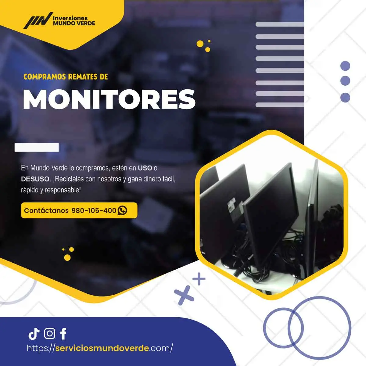 Compramos los monitores que ya no usas. Contáctanos hoy 