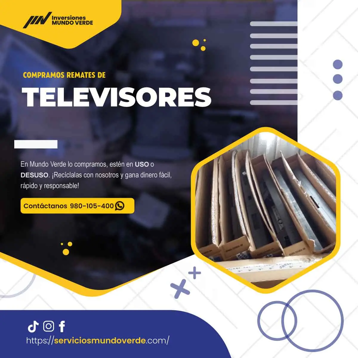 TIENES TELEVISORES LO COMPRAMOS