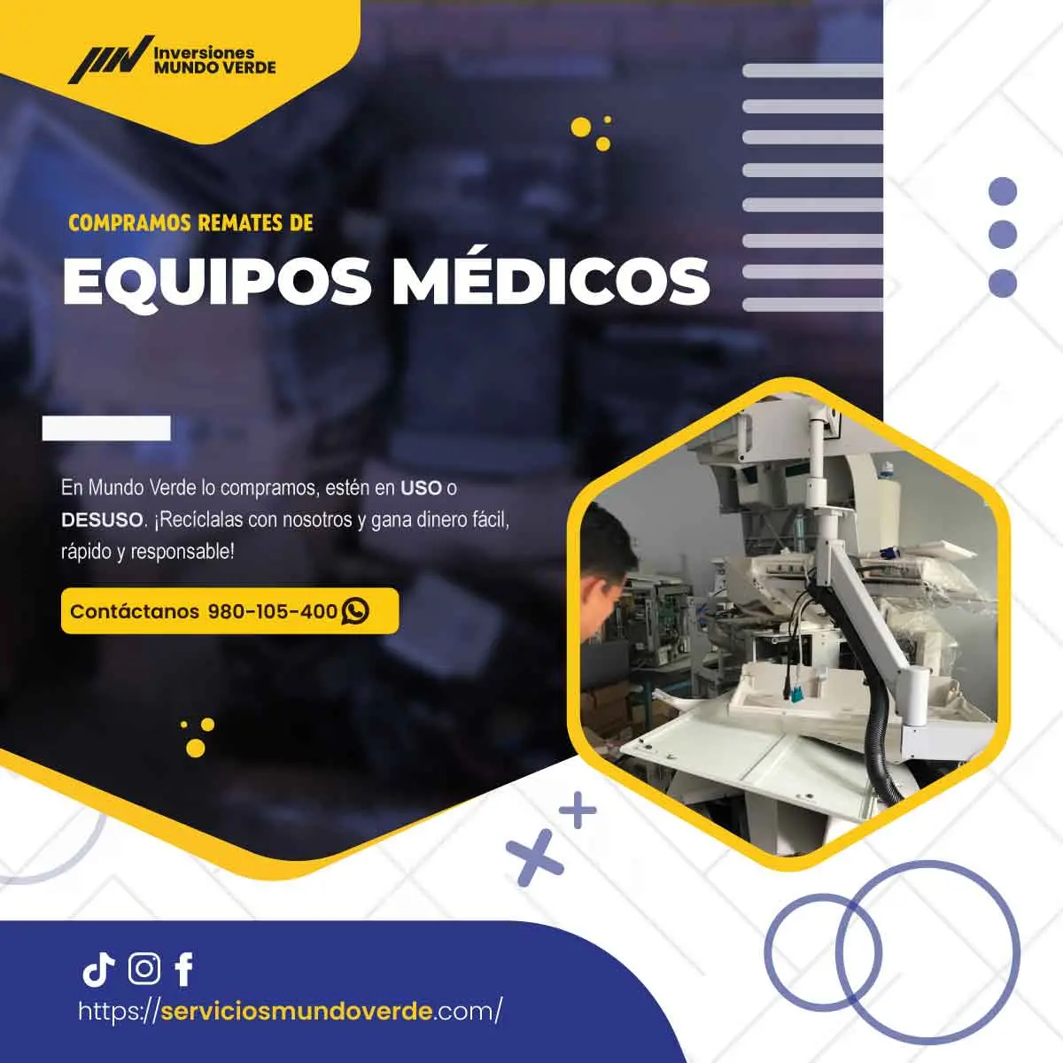 TIENES EQUIPOS MEDICOS LO COMPRAMOS 