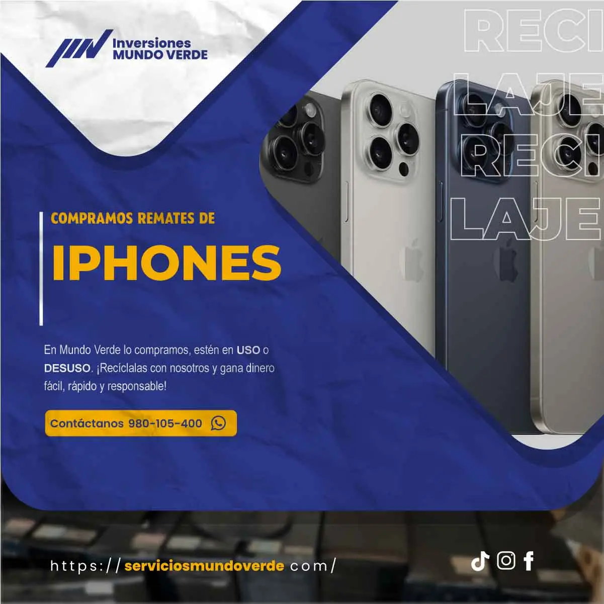 Reciclaje con beneficio inmediato