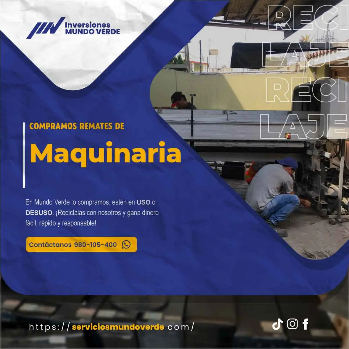 Reciclaje con beneficio inmediato