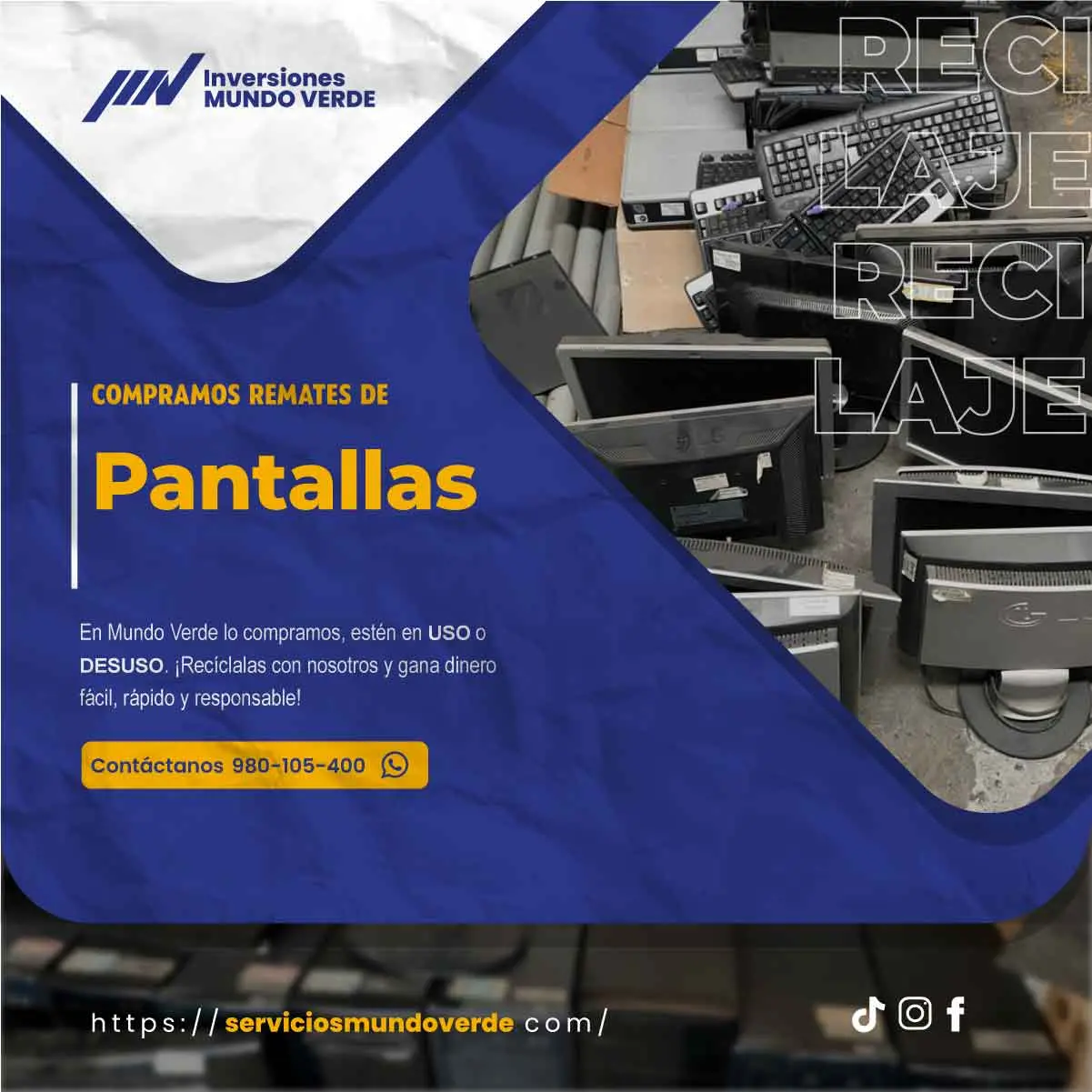 Te pagamos por lo que ya no necesitas