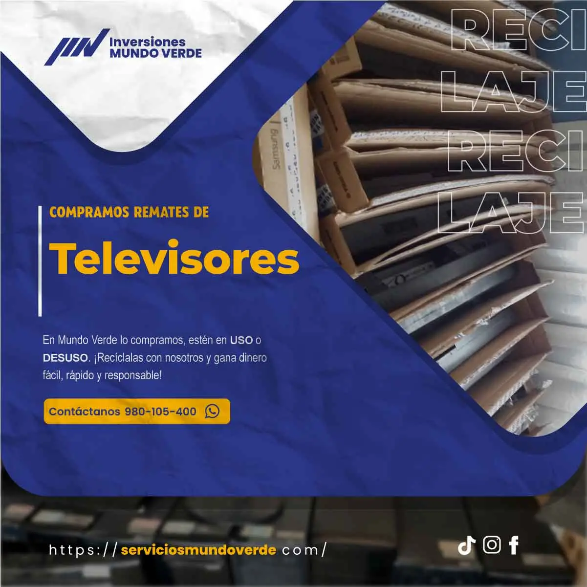 Te pagamos por lo que ya no necesitas